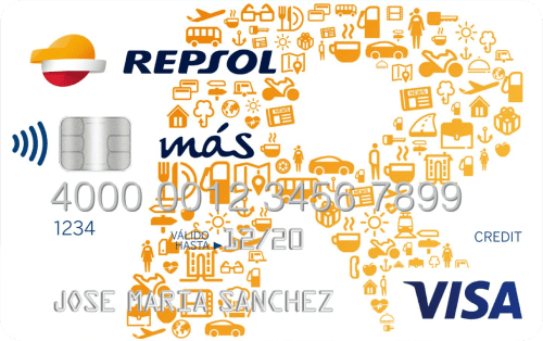 Tarjeta Repsol más Visa Crédito